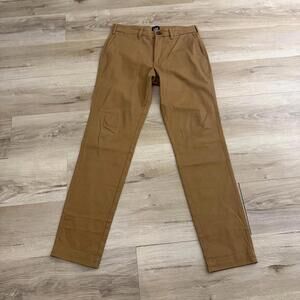 Gap Pants Brushed Cotton/Spandex Camel‎ Men's Size 30 X 32 Casual Office
